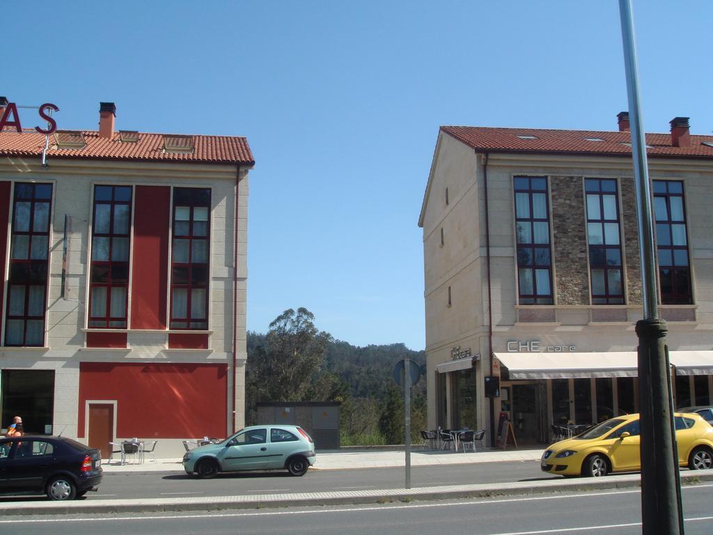 Pension Residencial Platas O Pedrouzo Exterior foto